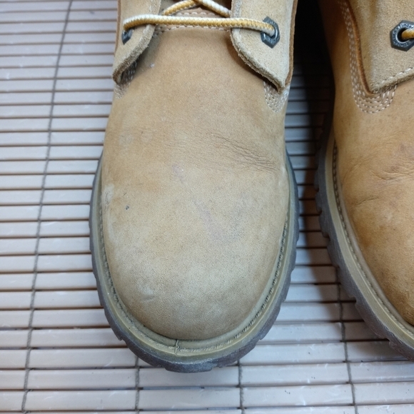 Timberland Women's Premium Auth Teddy Fleece Wheat Nubuck Boots 21689 Sz 10M. To - Picture 5 of 11